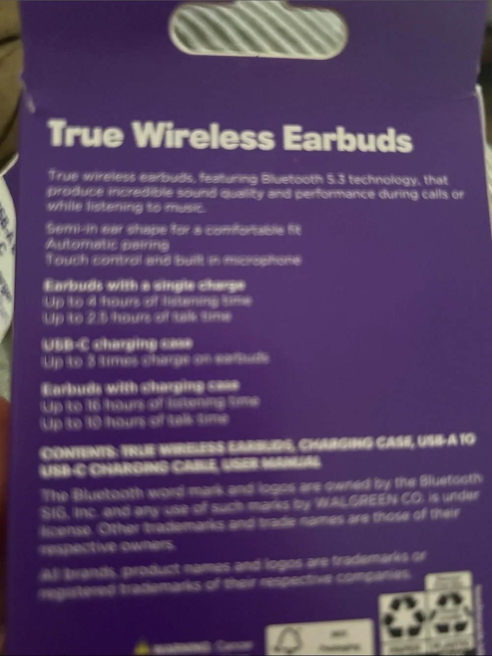 True Wireless Earbuds - Black